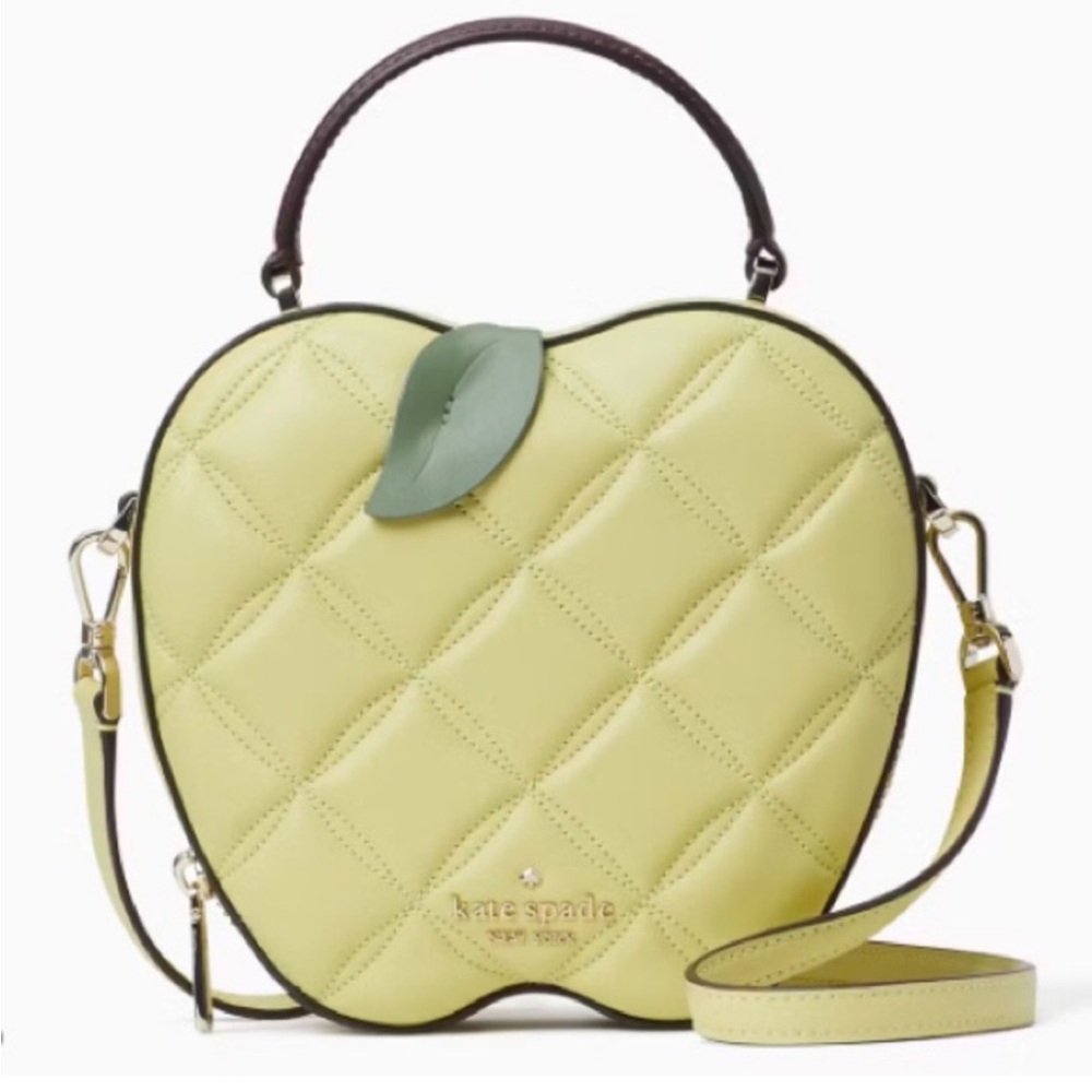 Kate Spade Honeycrisp Quilted Apple Crossbody Bag